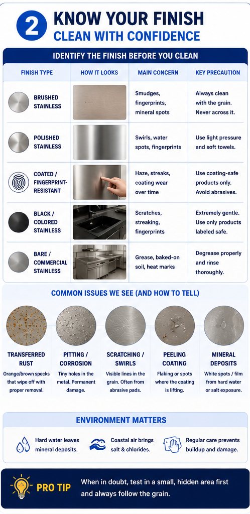 Is stainless steel cleaning & restoration right for your home? What's included and when it may not be needed