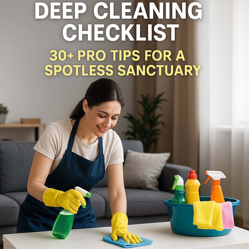 Deep Cleaning Checklist